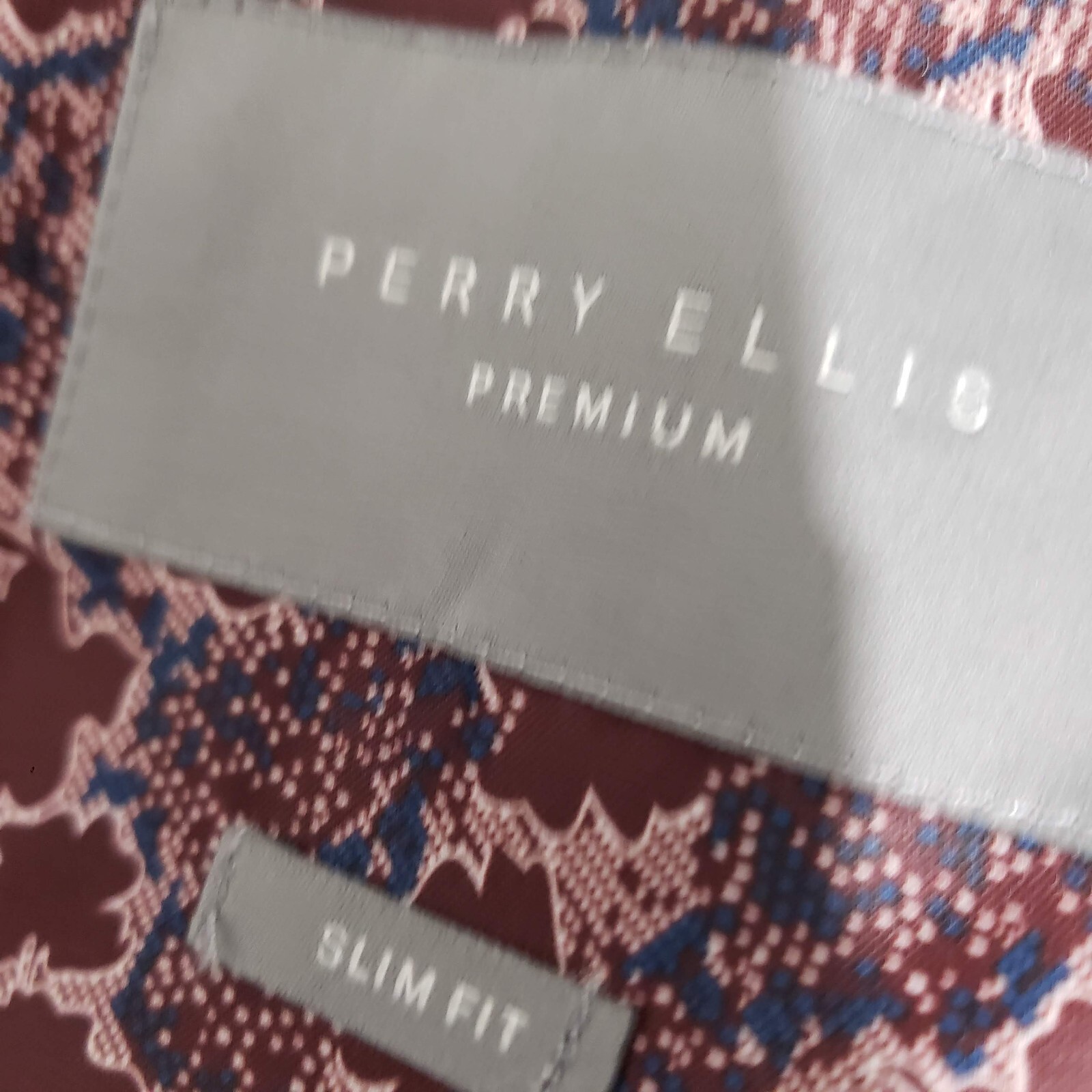 Perry Ellis Premium Slim Fit Charcoal Wool Blend Blazer Double-Vented 44R/38W