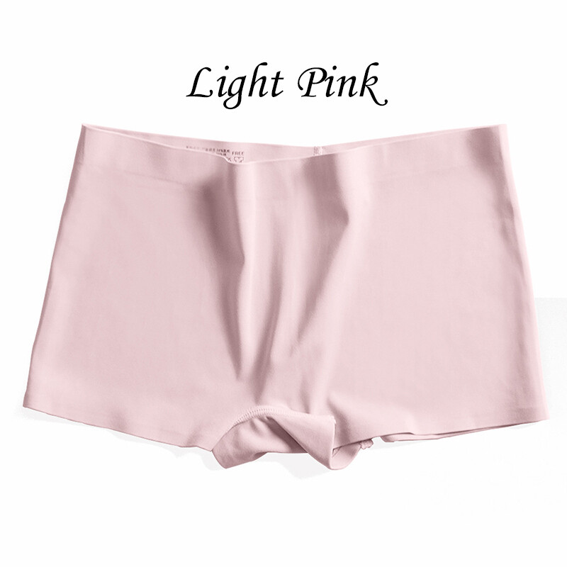 3 or 5 Pack Seamless Ice Silky Boxer Shorts Panties Womens Boy Shorts Underwear
