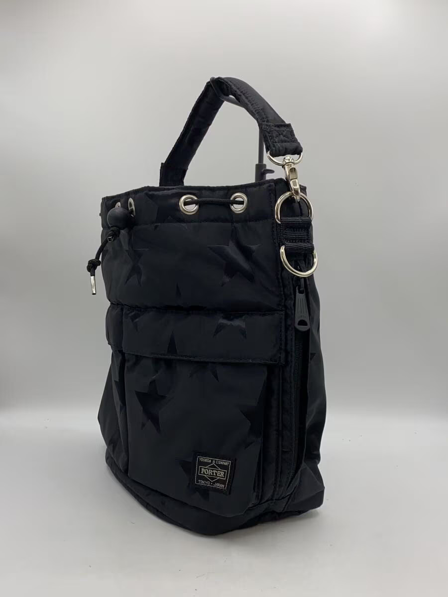 PORTER shoulder bag nylon BLK all over pattern 867 01626