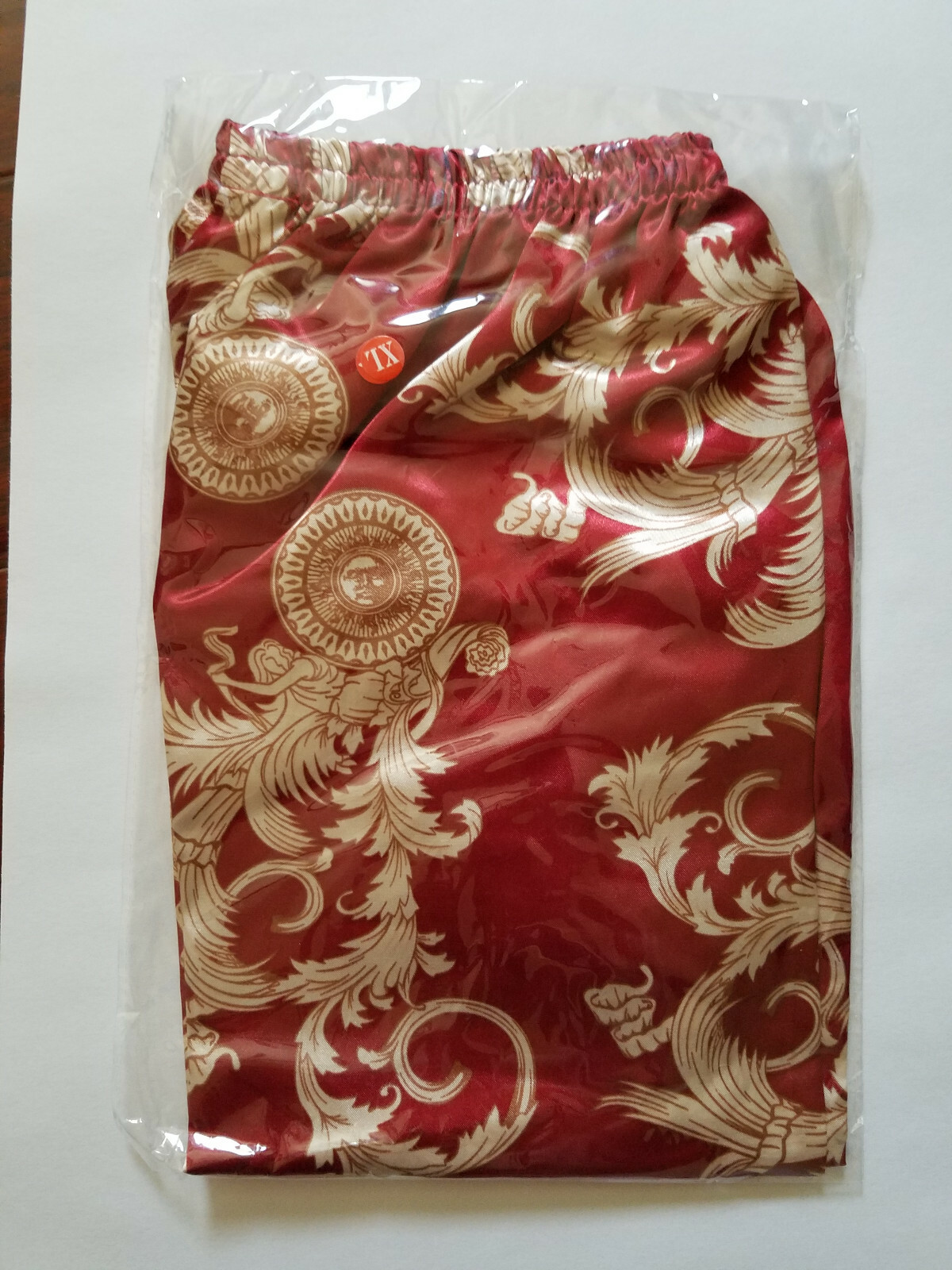 Men’s Red Boxers size XL Polyester Fiber (100%)