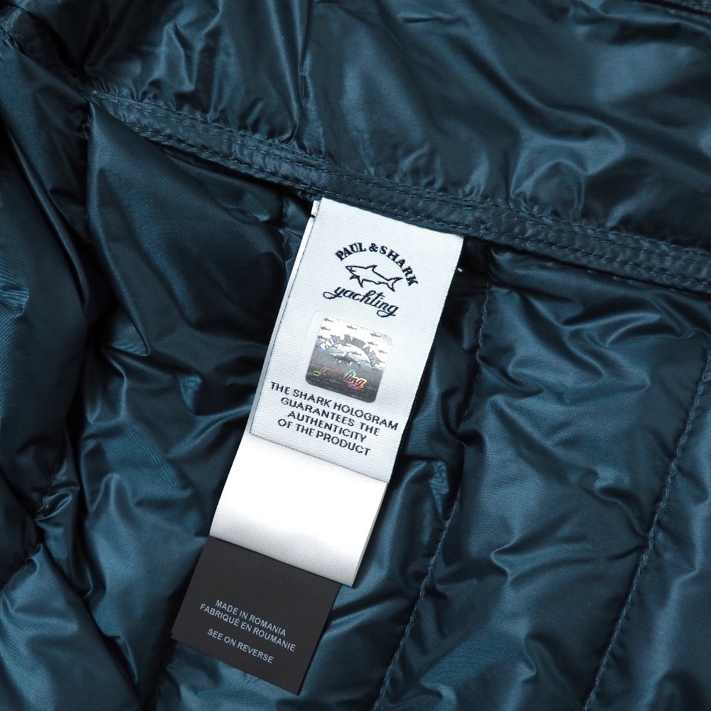 Unused item Made 2022 PAUL & SHARK Down vest Size S Hoodie vest 20260306/RA8223