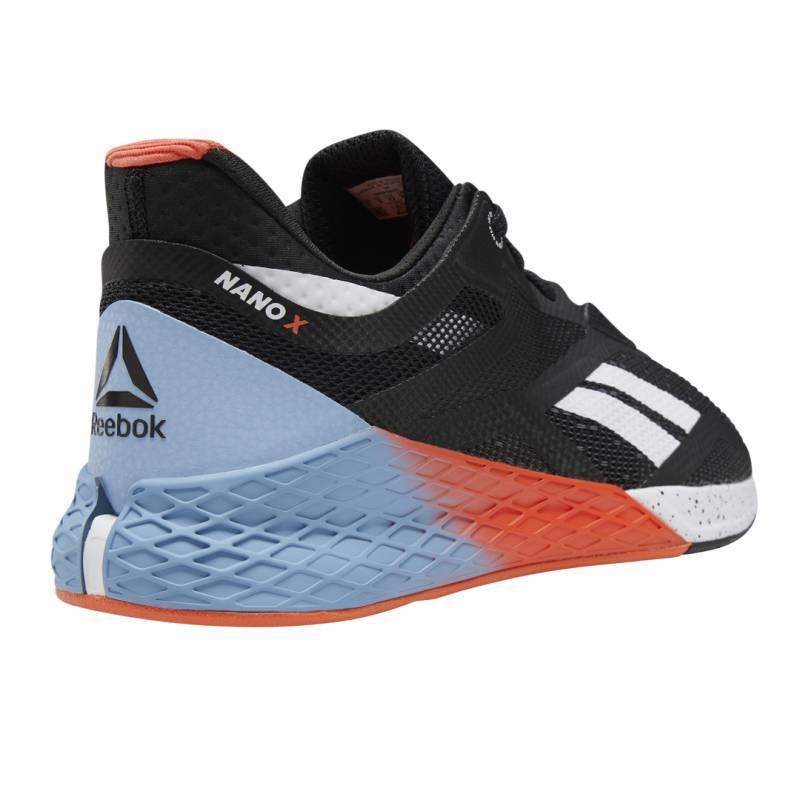 Reebok Nano X Training Shoes Mens 9.5 Black Red Blue EF7298