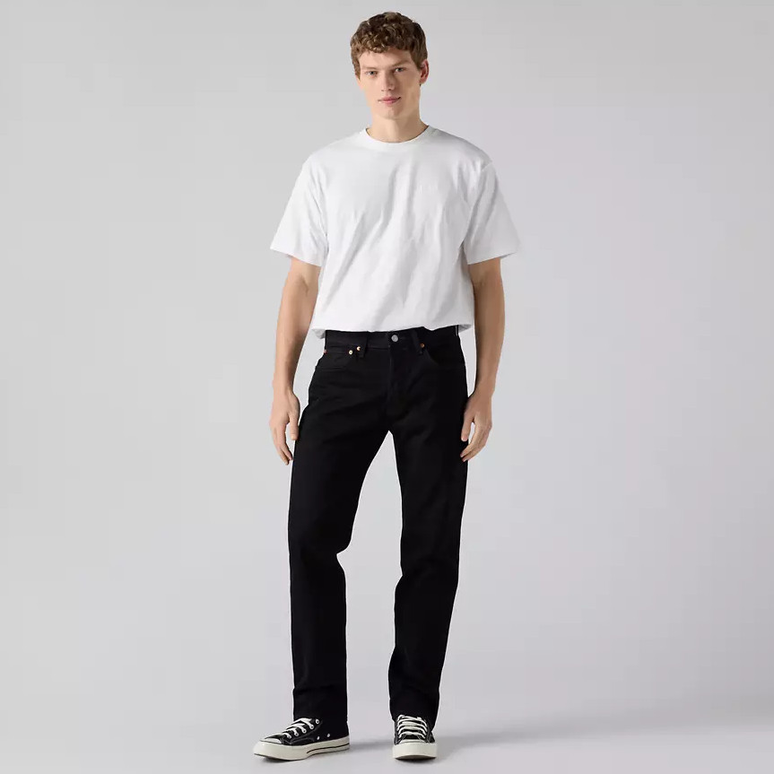 LEVI’S 501 Original Men’s Jeans, Black – Non Stretch