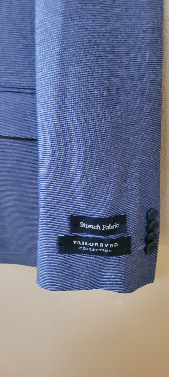 Tailorbyrd Sport Coat, Tailorbyrd True Blue Tonal Dobby Sport Coat, M24909J, 40R
