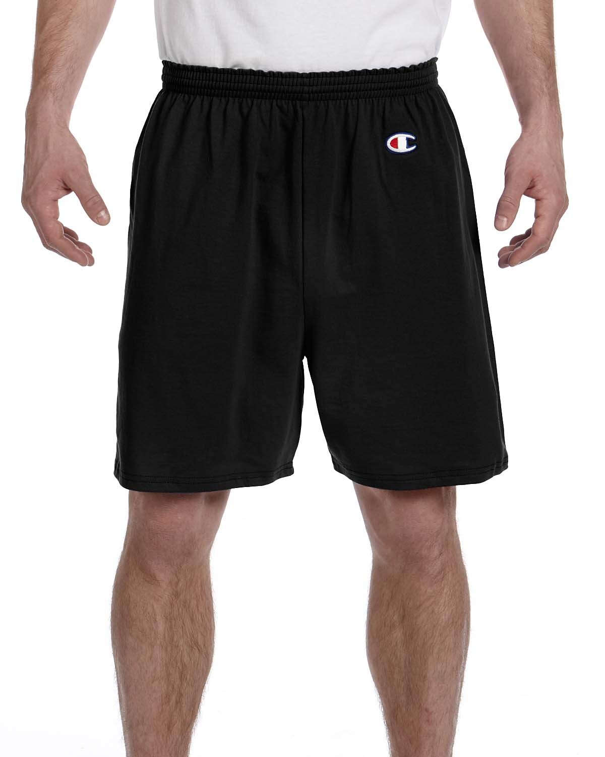 Champion Adult Gym 100% Cotton Jersey Full Athletic Fit Shorts 8187 S-3XL
