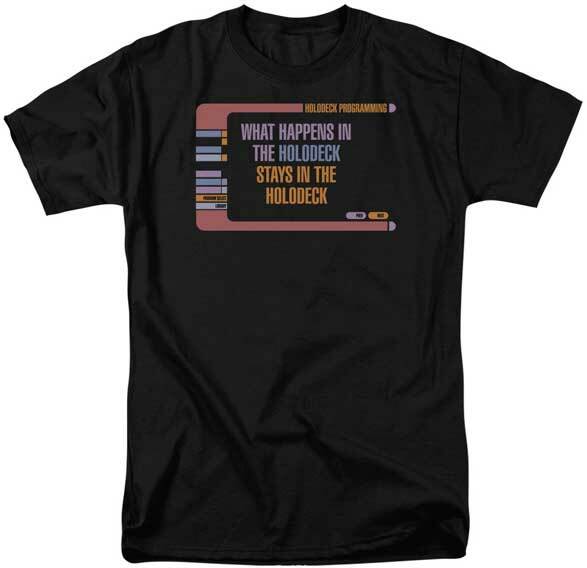 Star Trek What Happens in the Holodeck Stays in T-shirt Official New Funny