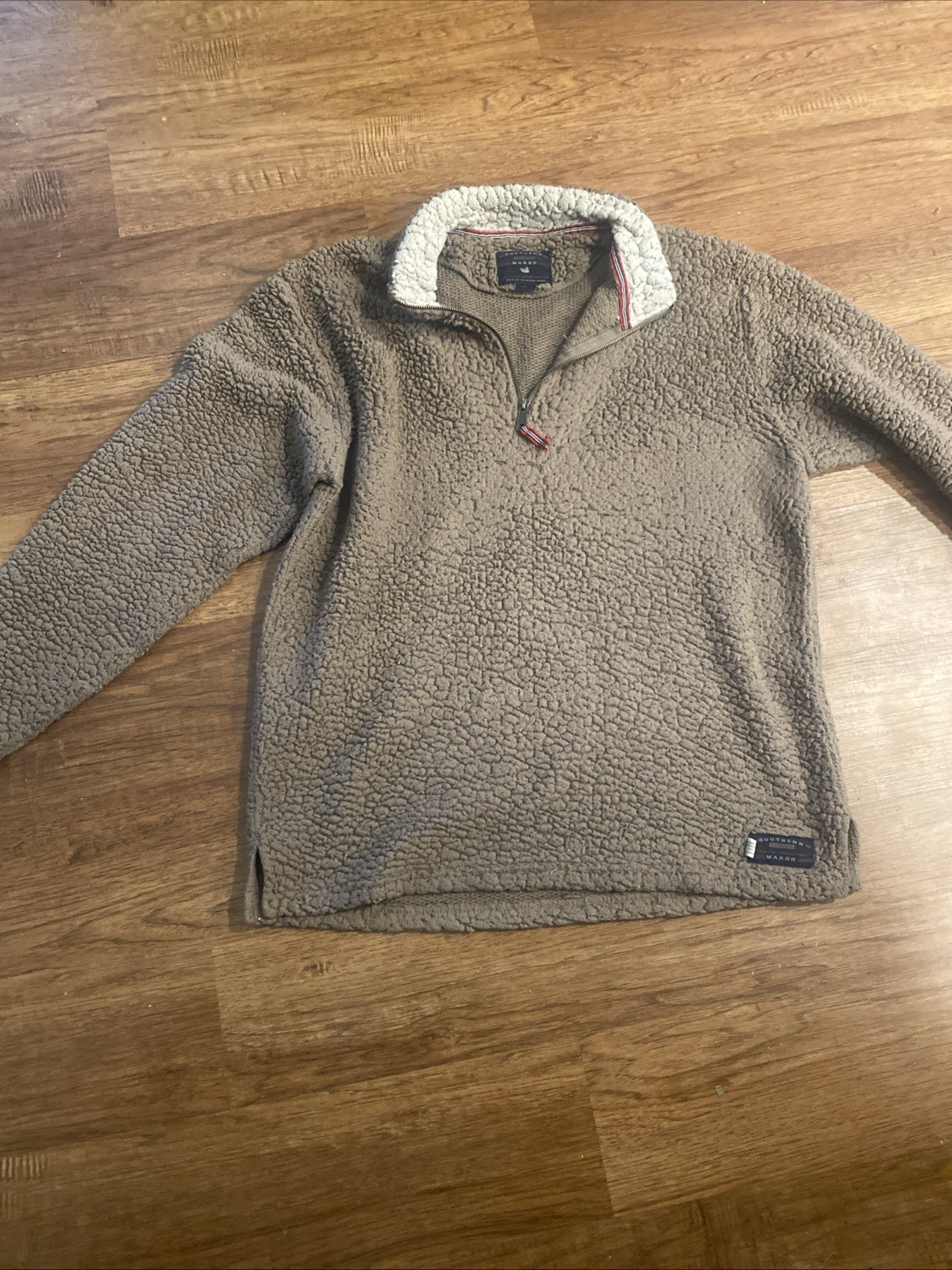 Unisex Southern Marsh Half zip Size Large