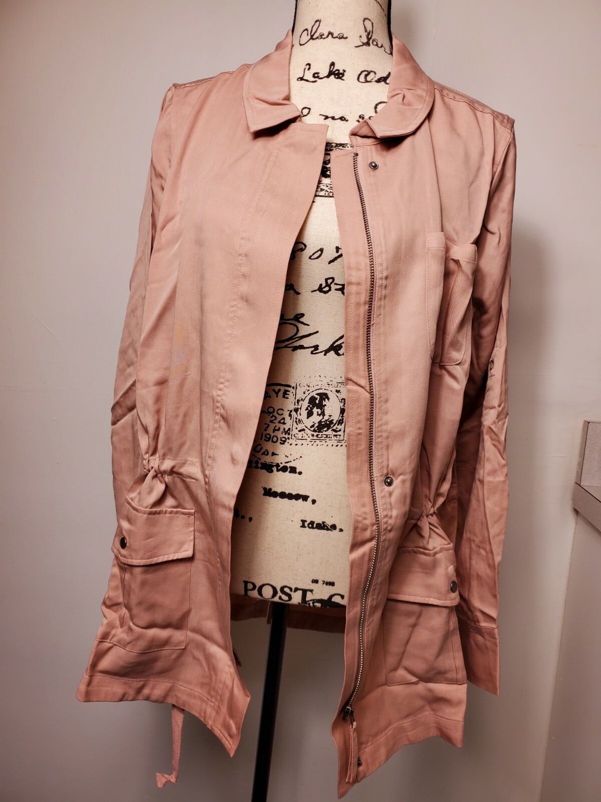 Kelly By Clinton Kelly Anorak Jacket – Rose Gold – Large