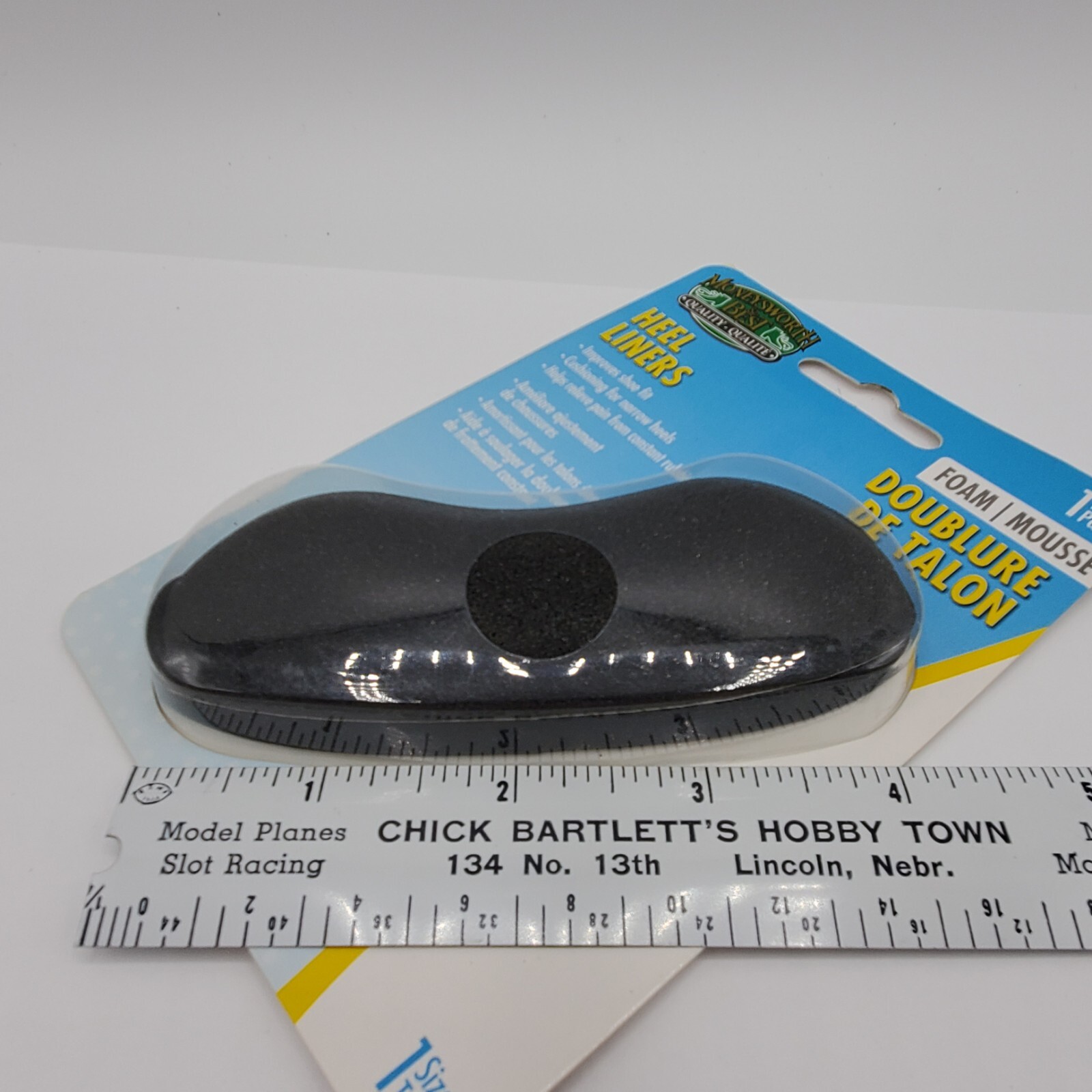Moneysworth and Best Heel Liners Foam Heel Cushion (Men’s and Women’s) 1 Pair