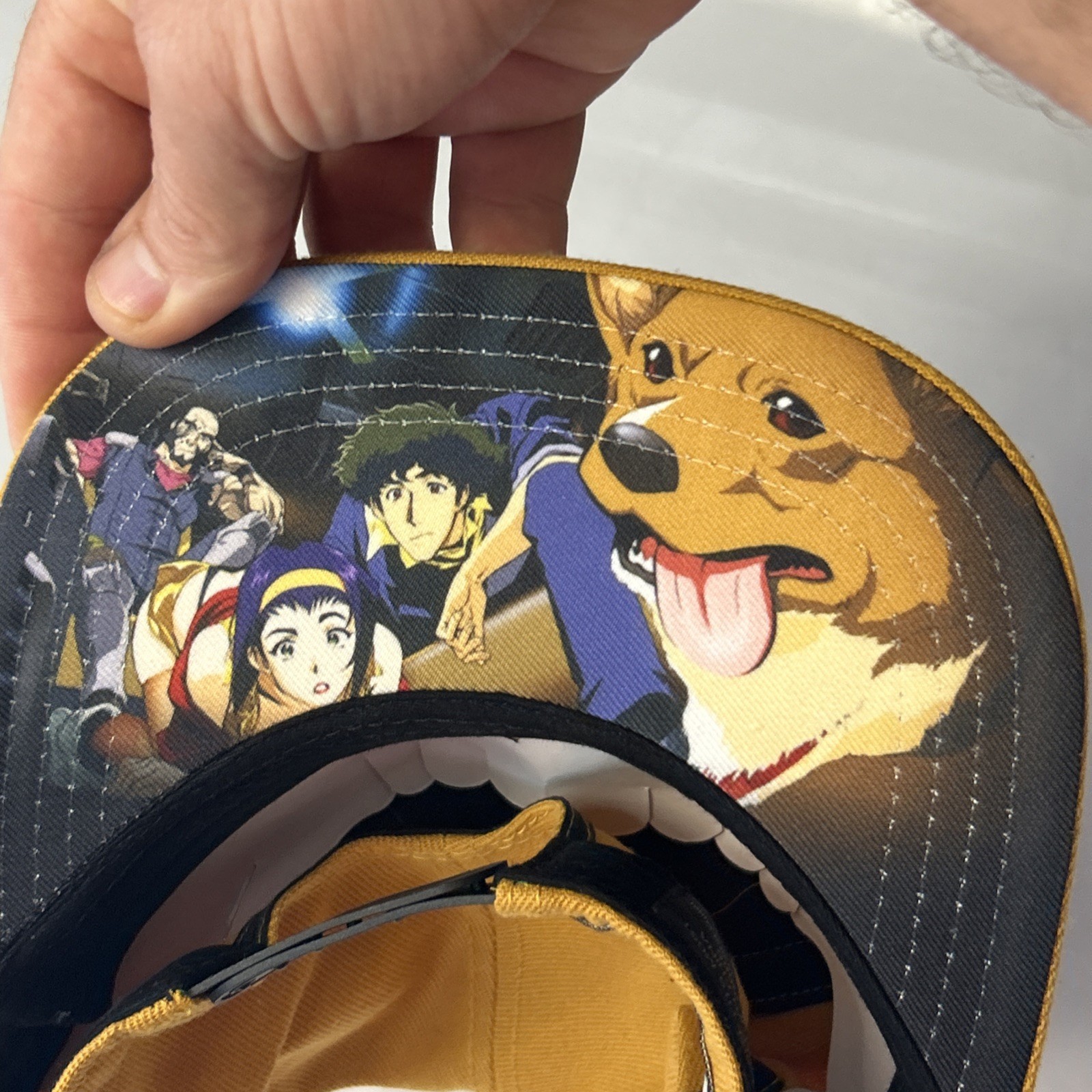 Cowboy Bebop Ein Corgi w Ears Baseball Snapback Hat w Tag