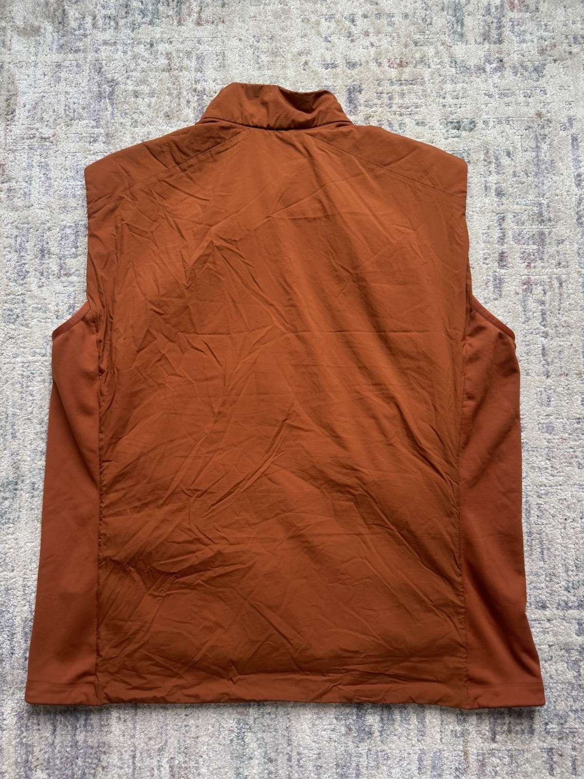 Arc’teryx Vest Mens 2XL Orange Atom LT Insulated Puff Full Zip Hiking Outdoors