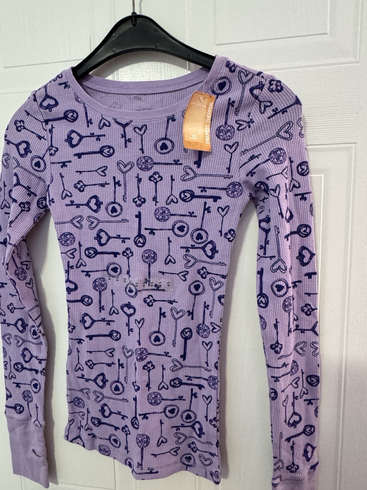 WOMEN’S ARIZONA THERMAL LIGHT PURPLE SIZE X SMALL CHILD NEW!