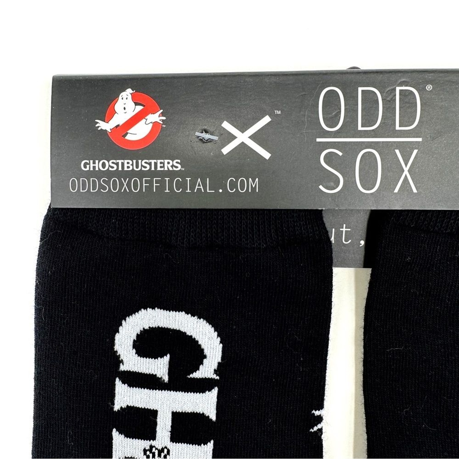Odd Sox Ghostbusters Crew Socks Mens Womens 80s Movie Retro Logo