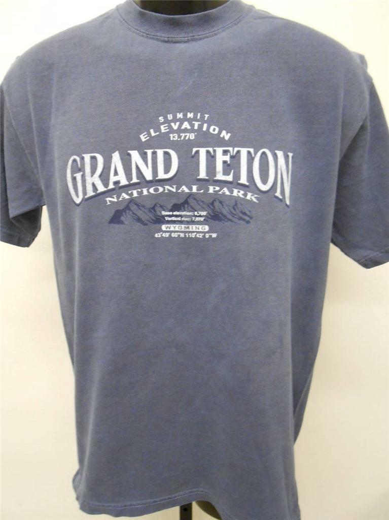 NEW Grand Teton National Park WY Wyoming Adult Mens Size S Small Shirt
