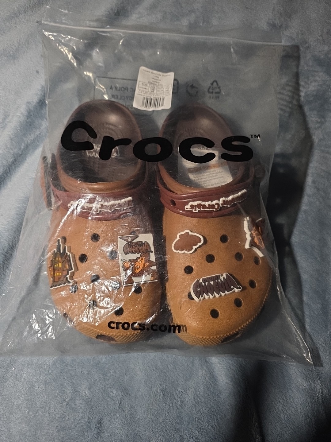 Crocs W8 M6 Count Chocula Classic Clog – Mocha General Mills Cereal Brown 80s