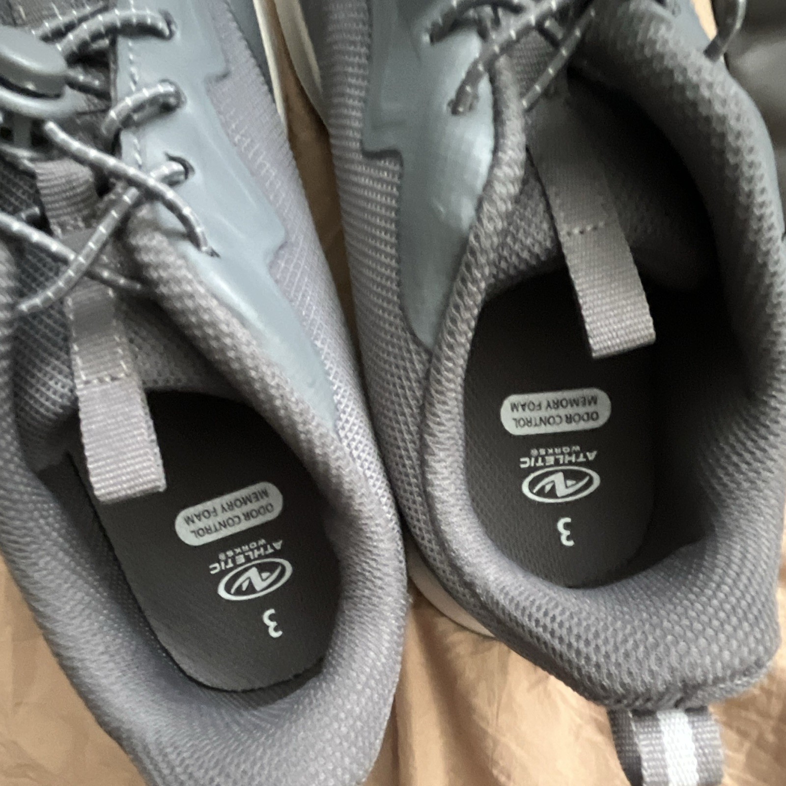 4 pairs kids shoes only been worn a couple times . Big kids size 3 ￼￼