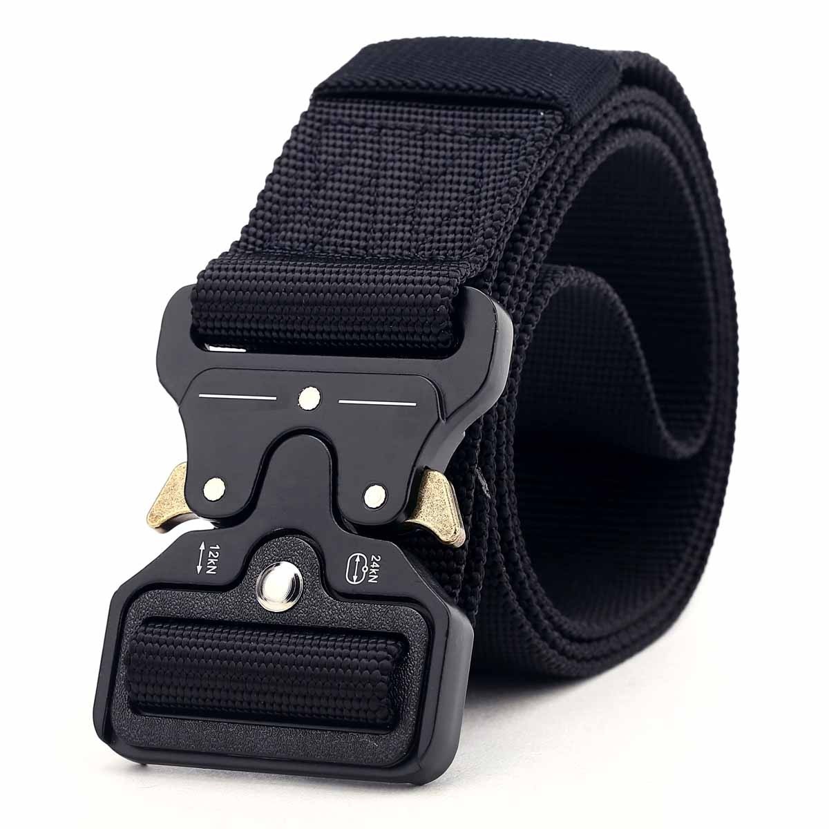 Men’s Outdoor Tactics Waist Belt Multifunctional Buckle Nylon Military Belt