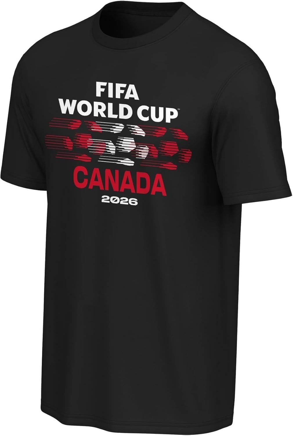 FIFA World Cup 2026 Men’s Official Country Team Color Wordmark T-Shirt CANADA