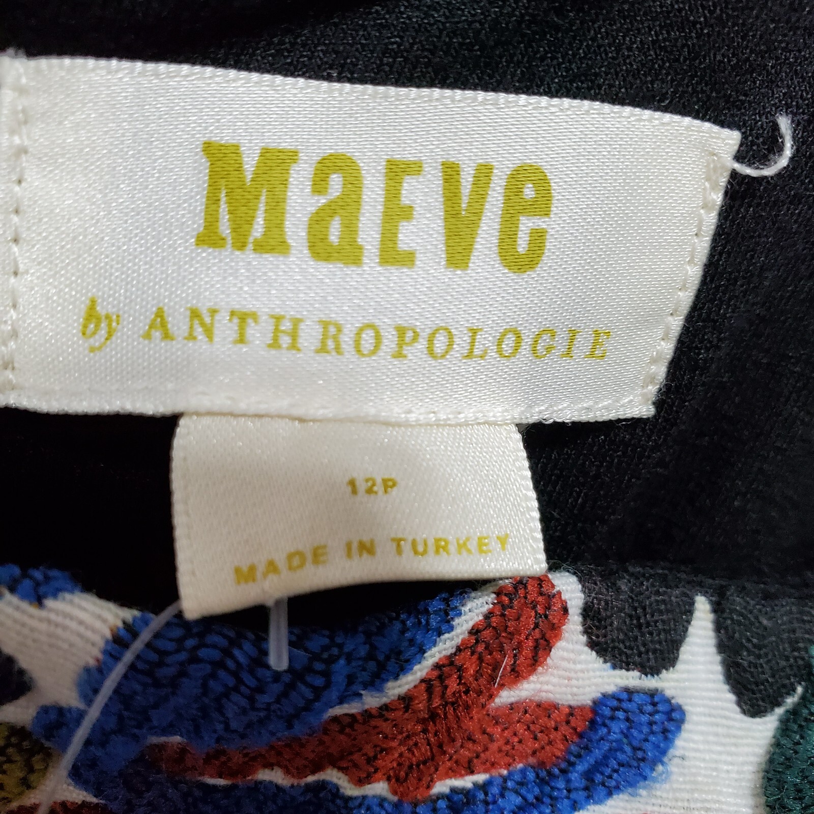 Maeve By Anthropologie Dress Women’s 12P Multicolor Floral Cocktail Cottage