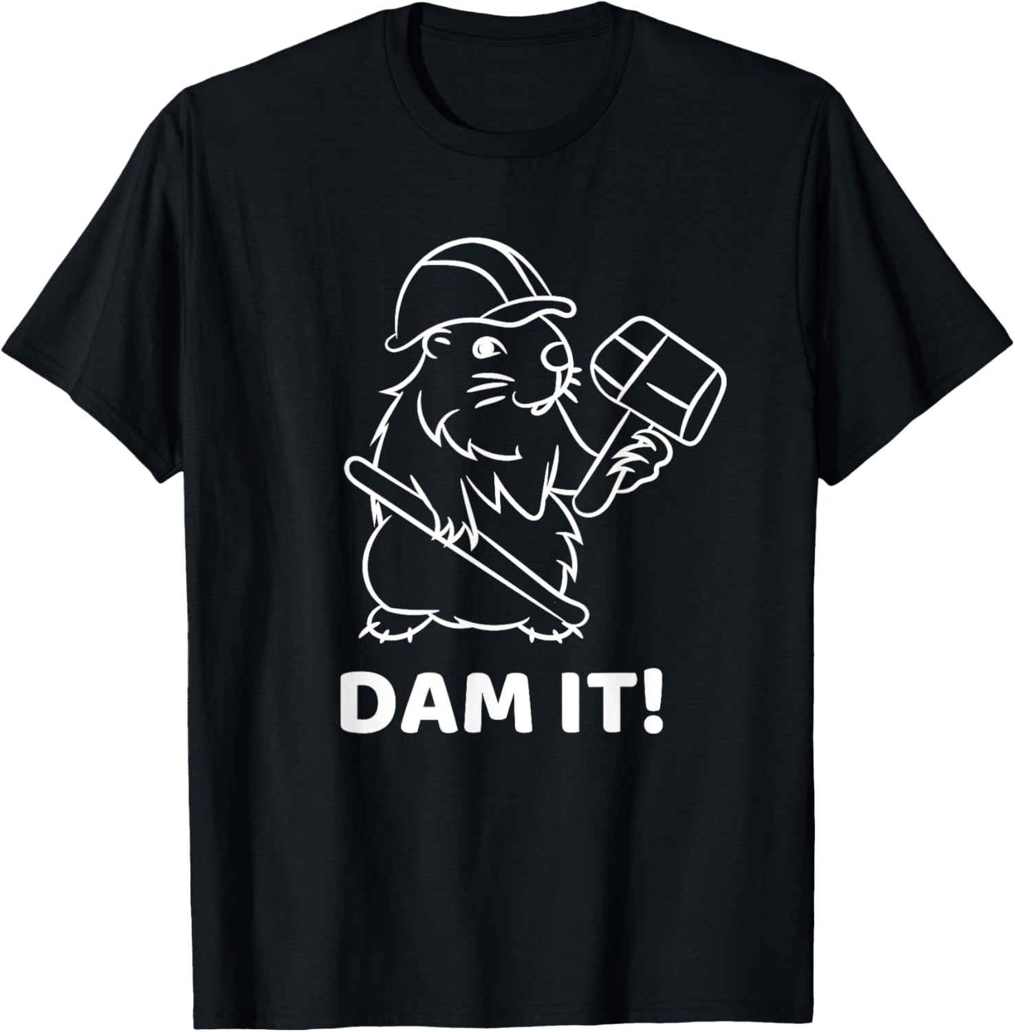 Beaver Dam It Funny Beaver Humor T-Shirt
