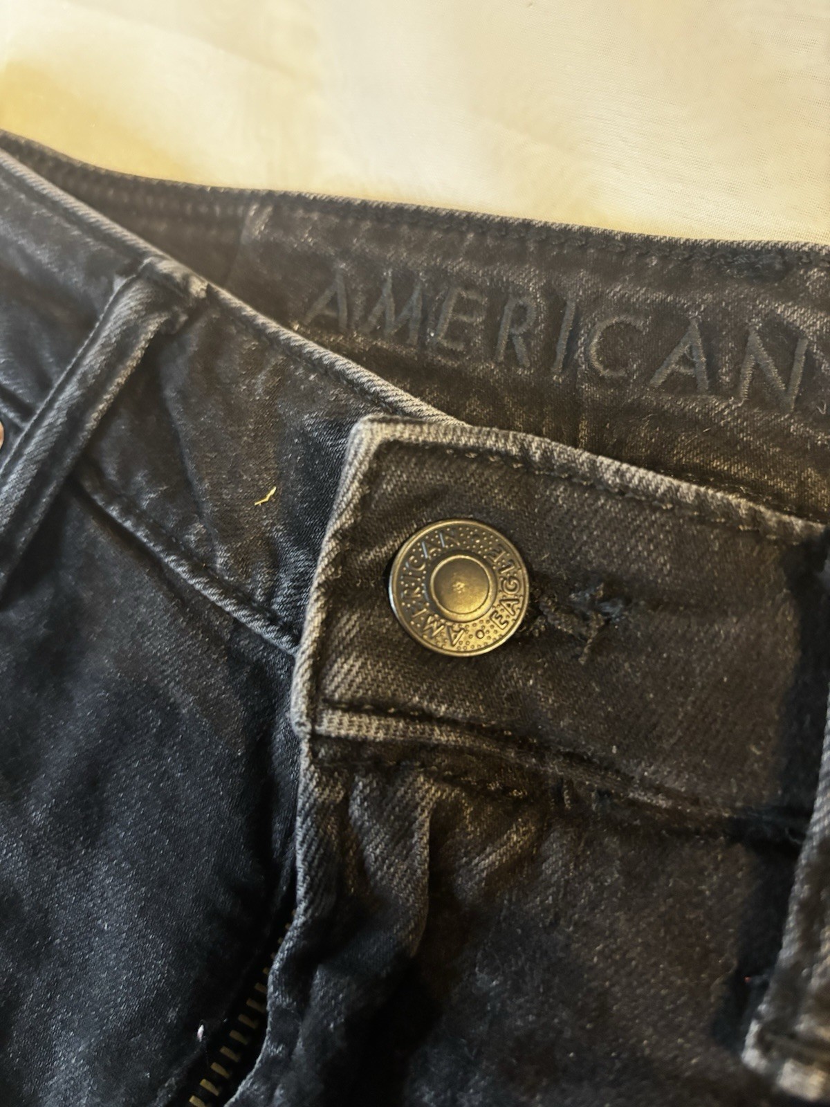 American Eagle AirFlex+ Men’s Black Slim Skinny Mid Rise Stretch Denim Jeans