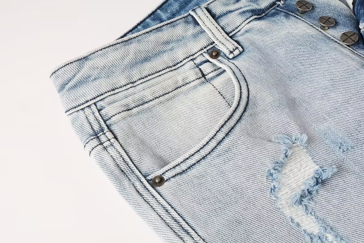 NEW KSUBI Men’s Ripped Pants Casual Fashion Skinny Jeans