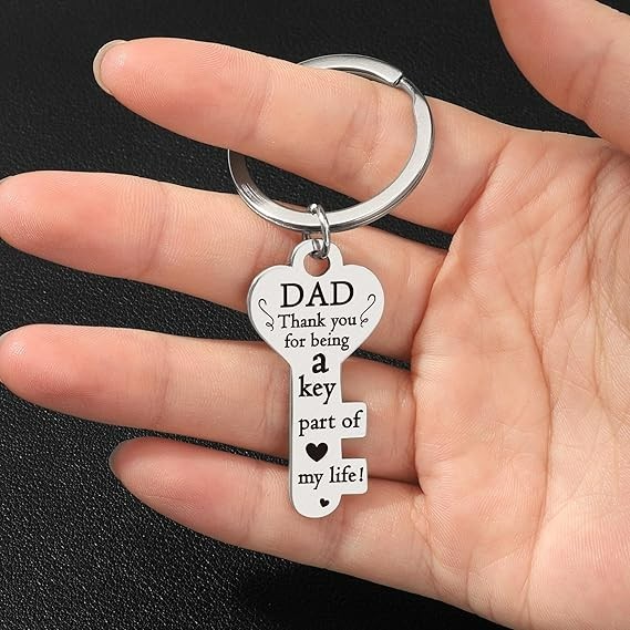 Funny Birthday Gift Ideas for Father’s Day and Anniversaries Key-Shaped Keychain