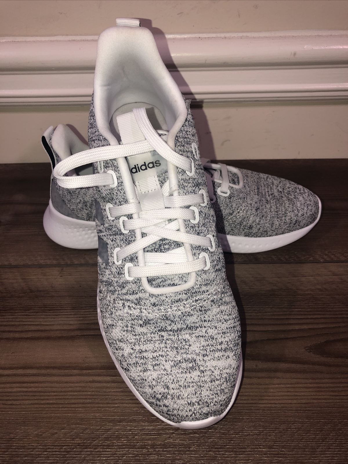 Adidas, super light cloud, foam, women’s sneakers, Knit gray size 8￼ AFY8223￼