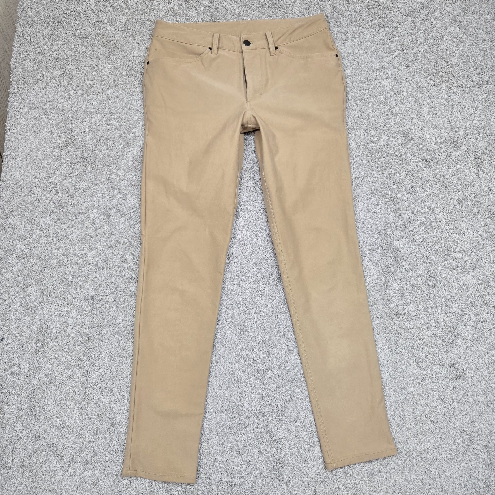 Lululemon Utilitech Abrasion Resistant Pants Men 31 (32×31) tan Stretch LM5ABNS