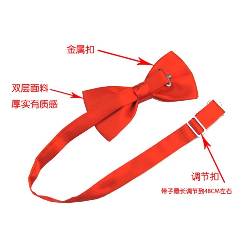 Mens Bow Tie Pre-tied Fashion Novelty Adjustable Tuxedo Bowtie Wedding Necktie