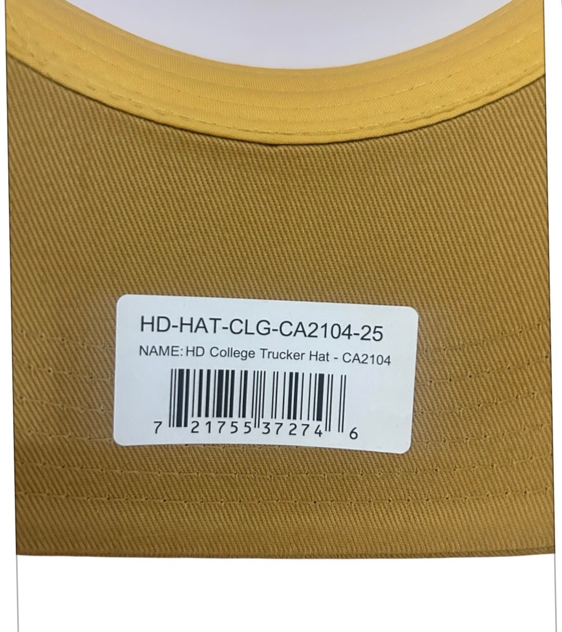 Happy Dad Hard Seltzer Trucker Mesh Snapback Hat Beige Tan Brown New NWT