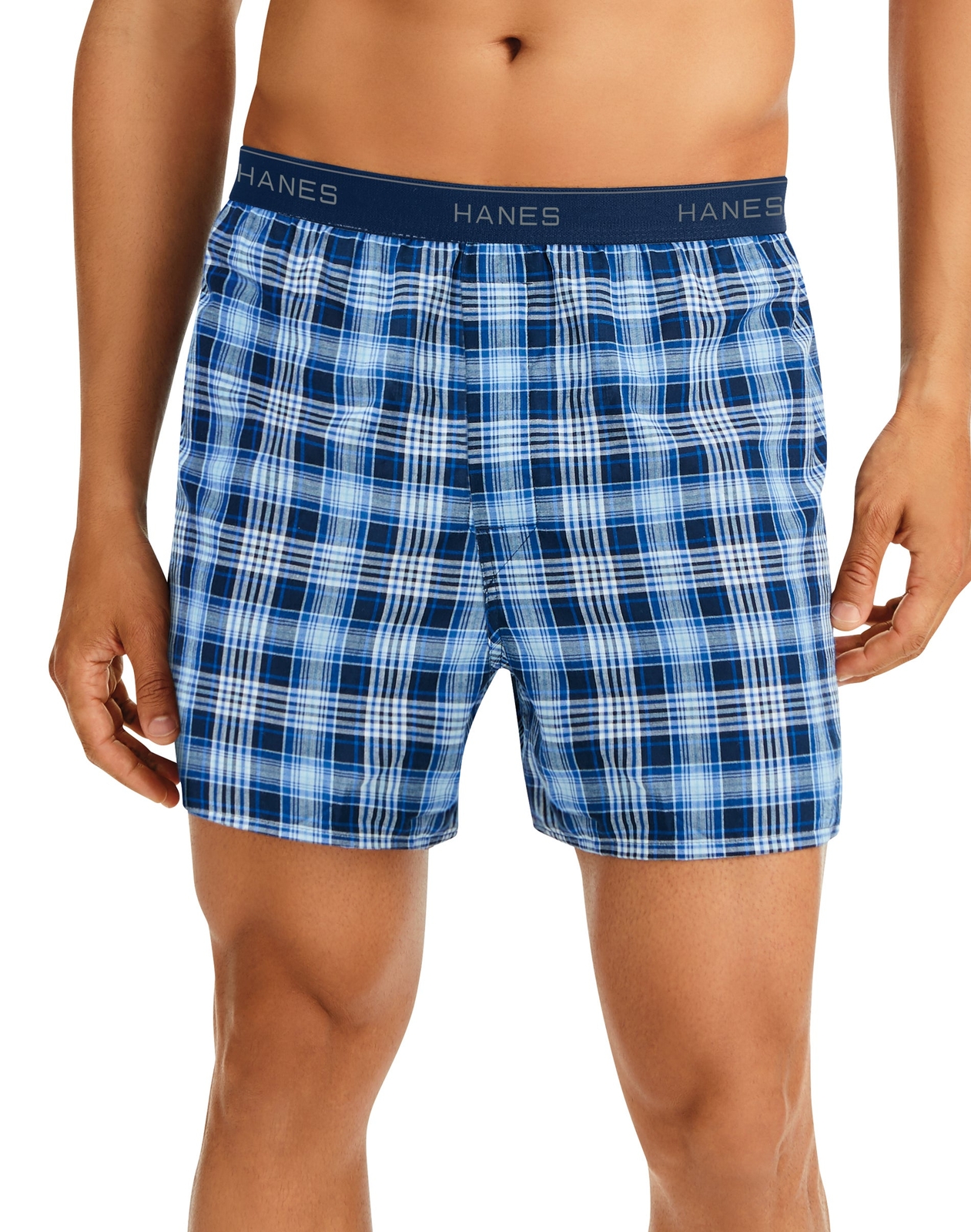 Hanes Men’s 6-Pack Woven Boxers Wicking Cool Comfort Flex Waistband Breathable