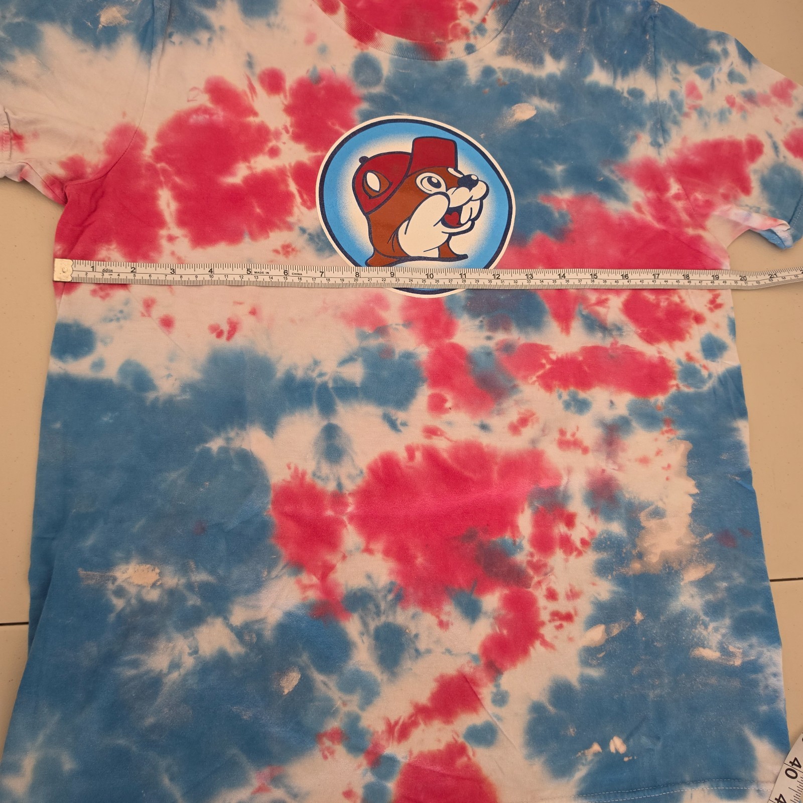 Bucees Red White and Blue Let’s Get Poppin Shirt 4th of July Celebration Adult M