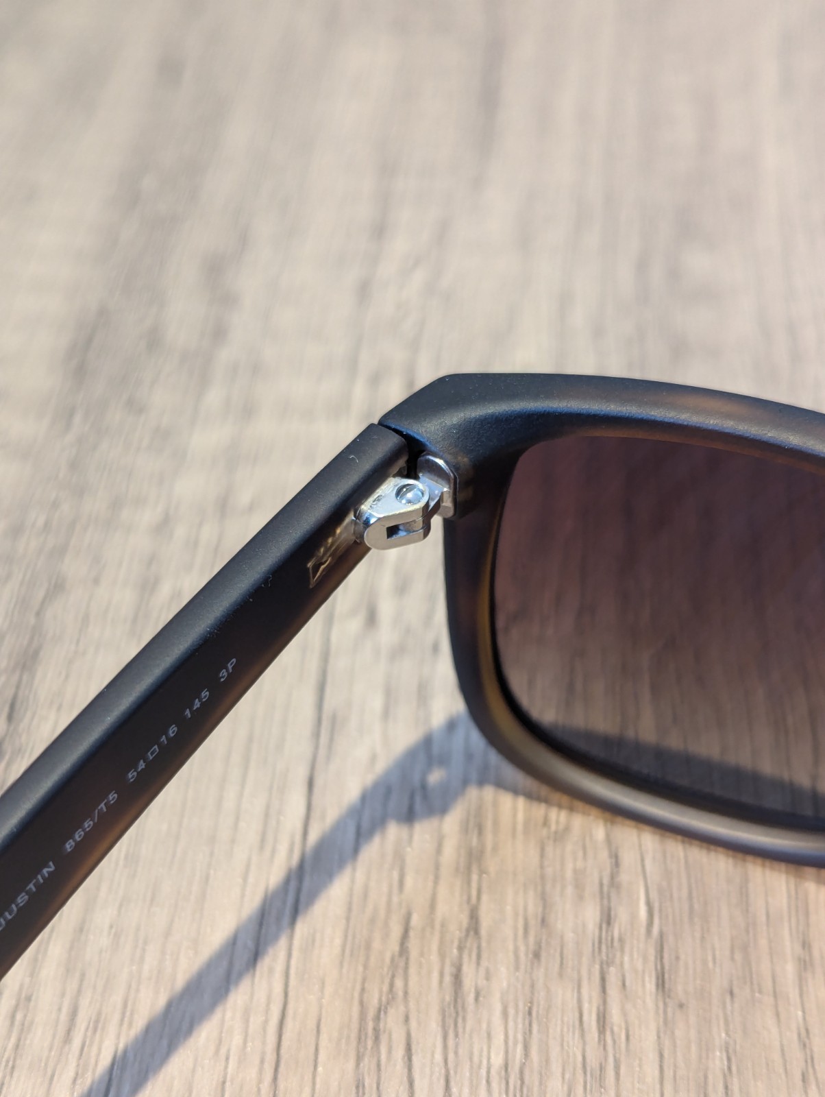 Ray-Ban Polarised Sunglasses JUSTIN MATTE HAVANA RB4165 865/T5 – 54mm