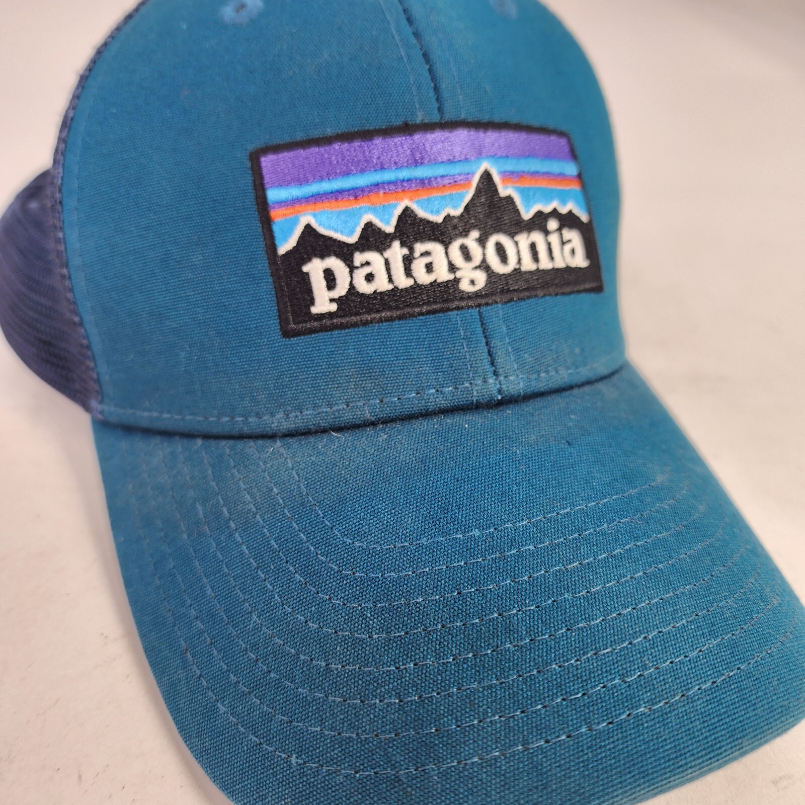 PATAGONIA P-6 logo Lopro Trucker Hat blue Snapback Mesh Cap hat outdoor