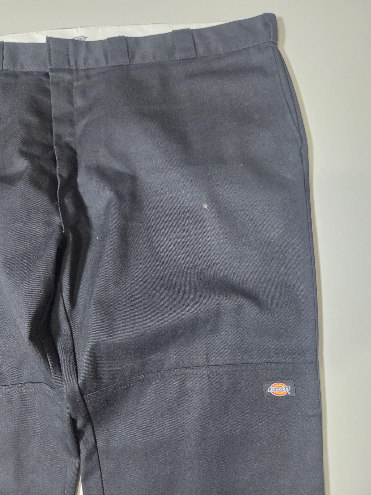 Dickies Pants Mens 50×30 Black Relaxed Fit Workwear Chino Straight Leg