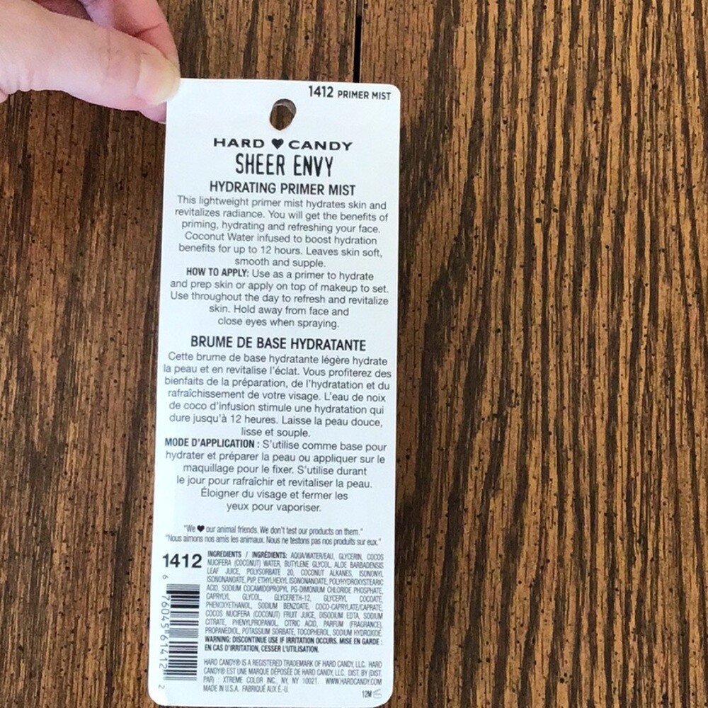 Hard Candy Hydrating Primer Mist