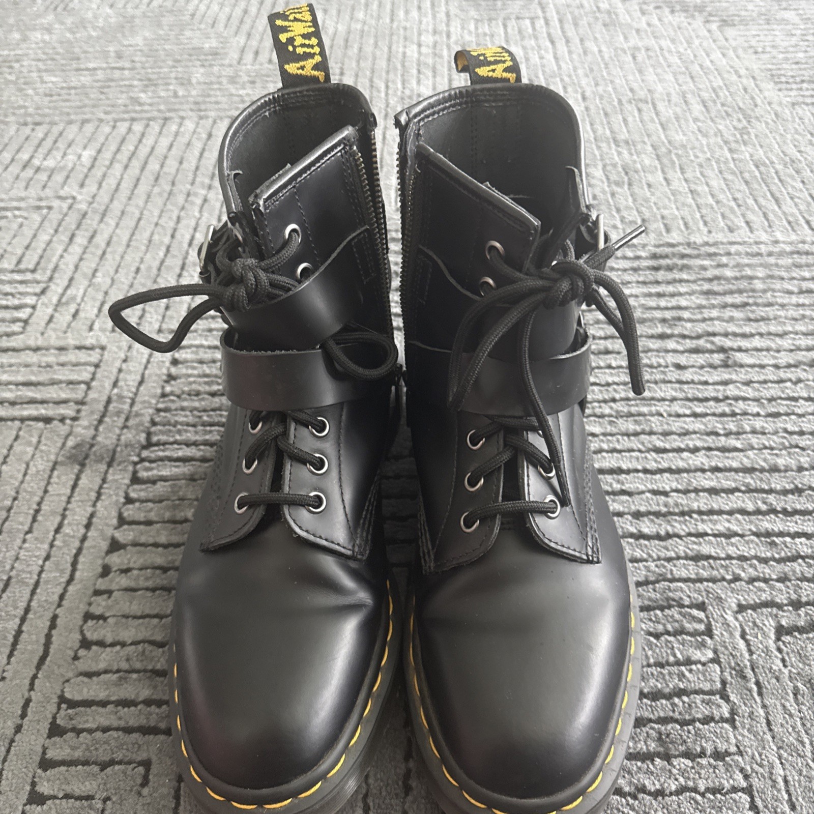 Dr. Martens Cristofor Harness Lace-Up Boots Men’s Size 8 , Women Size 9