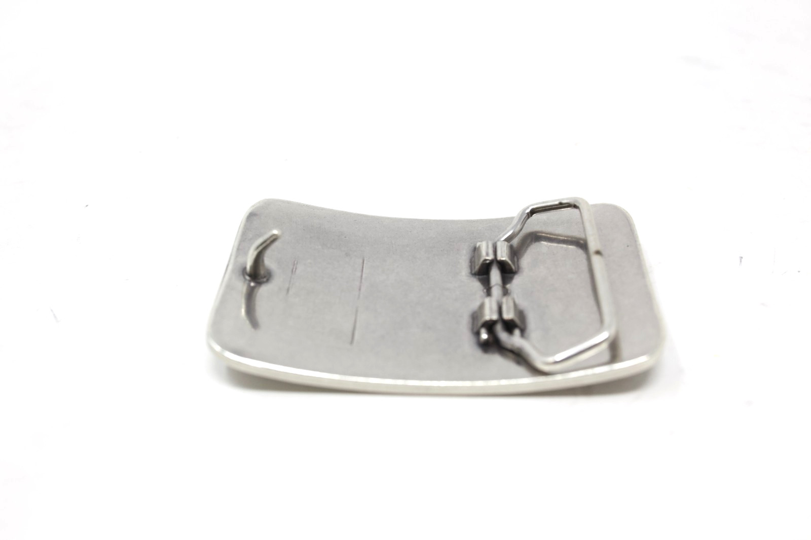 Silver Floral Western Cowboy Belt Buckle, (1.5”) Removable Western Buckle
