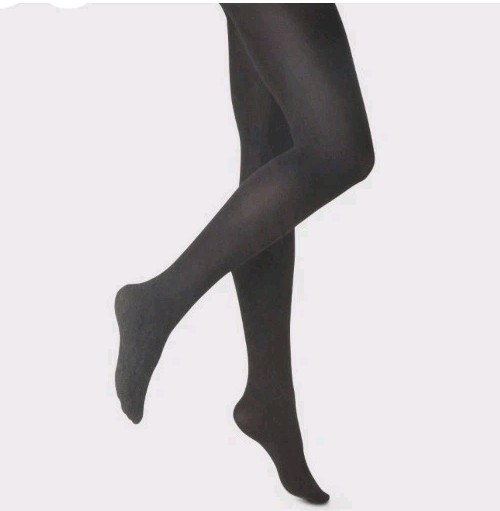 Women’s 80D Control Top Super Opaque Tights A New Day Black Size S/M