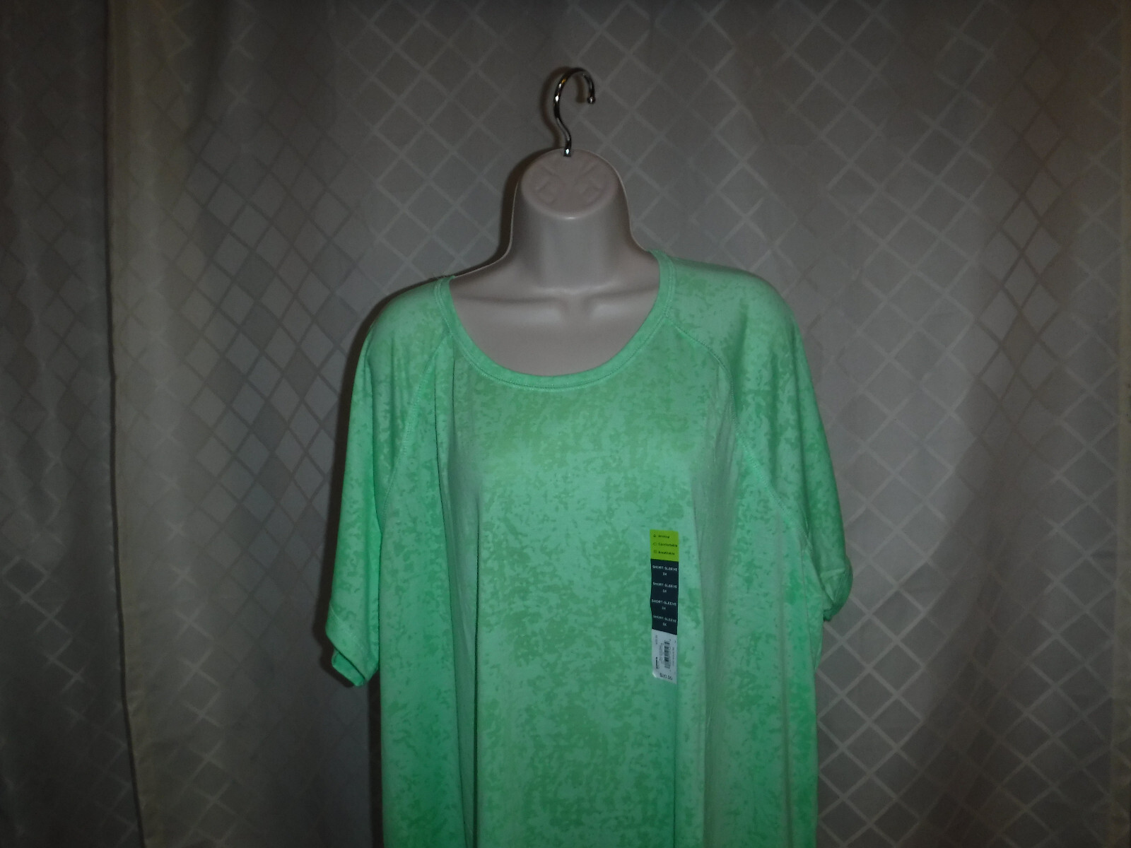 Size Plus Short Sleeve Active T-Shirts ,3X,2X,1X,Tek Gear Many Colors NWT