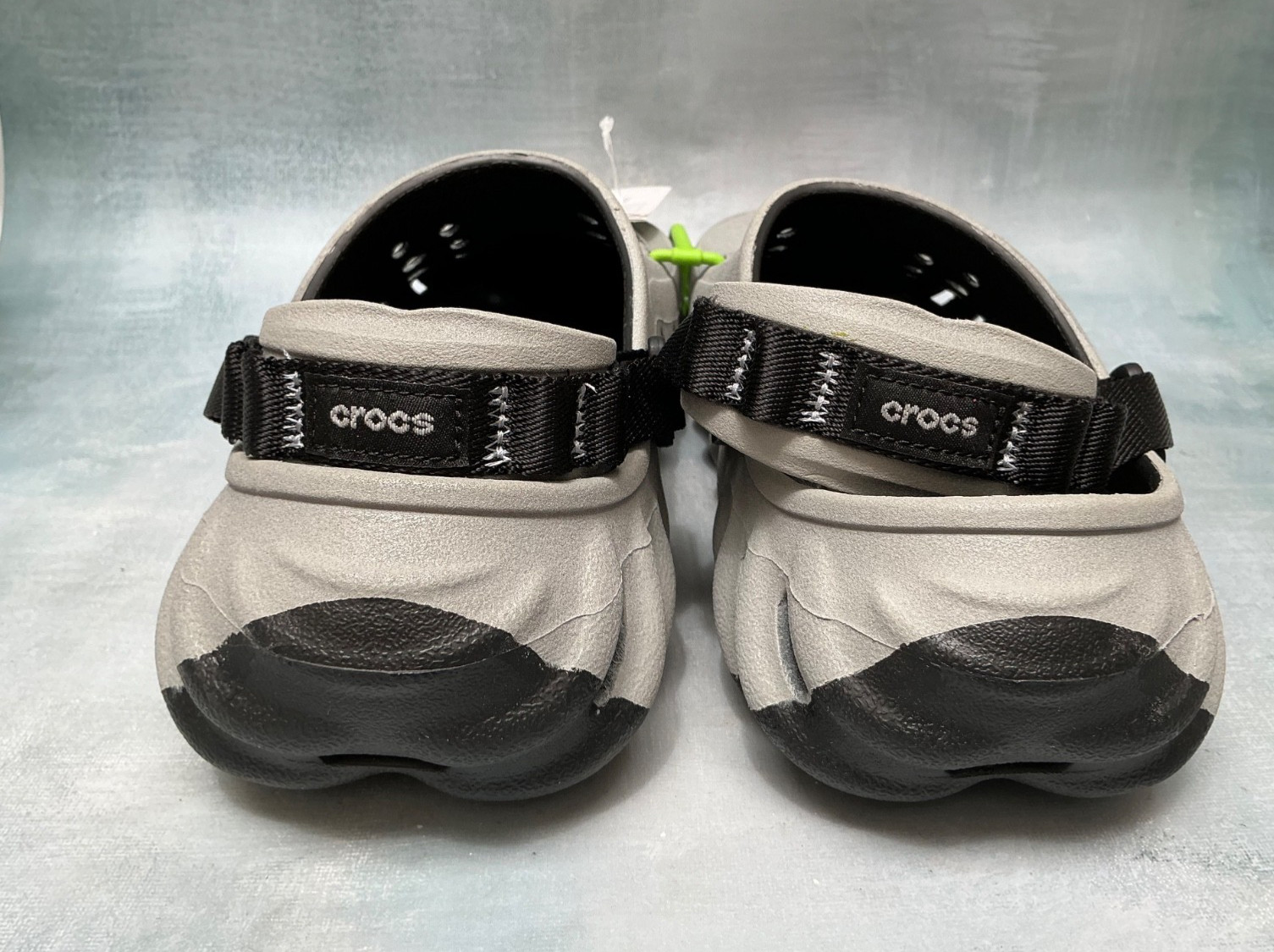 Crocs Echo Reflective Gray Clog W/8 M/6 NWT