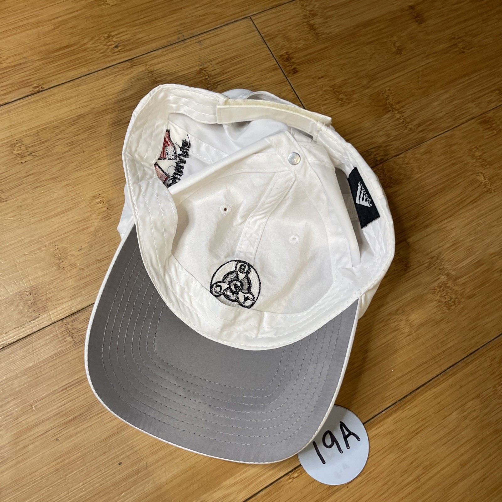 BYC YBC Propeller American Canadian Flag White Performance Adjust Hat Cap Golf