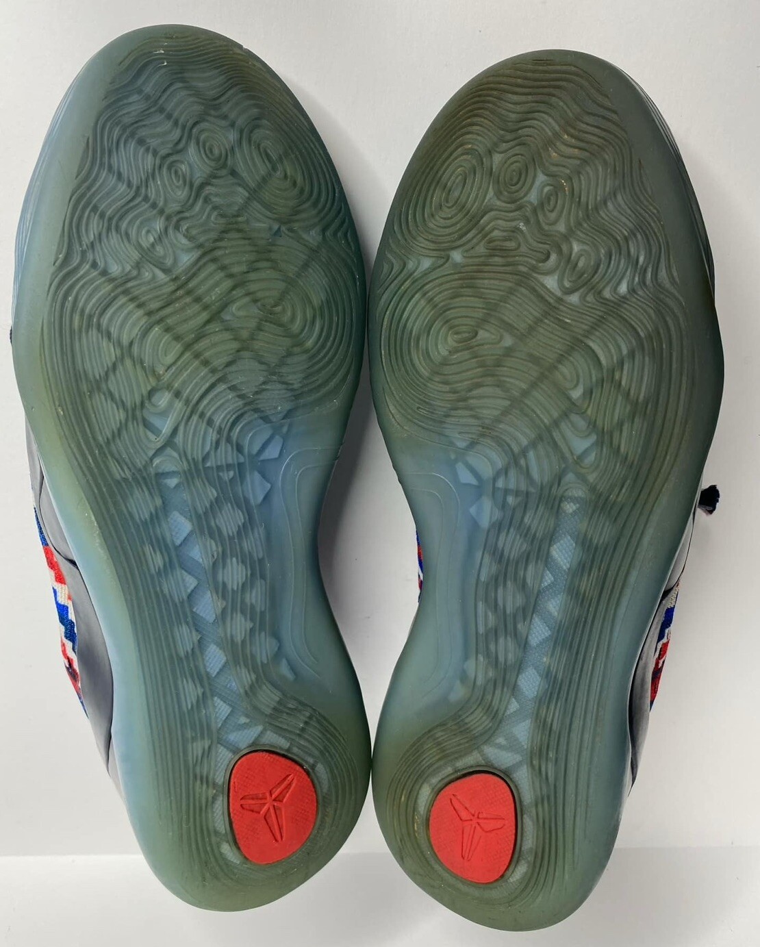 Nike Kobe 9 IX Independence Day GS Shoes Size 6.5Y EM 653593-100 Blue Red