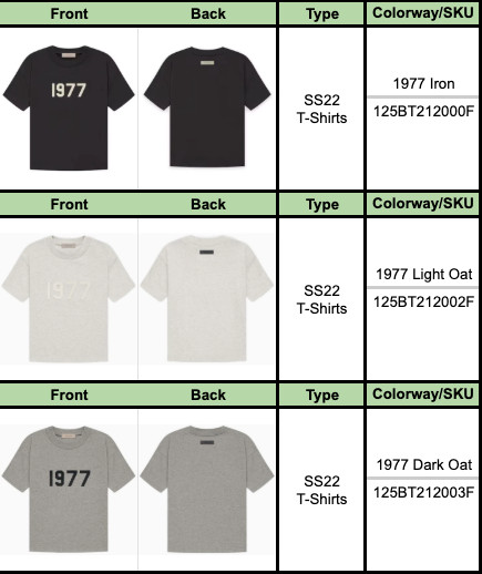 Fear Of God Essentials T-Shirts – AUTHENTIC – All Colors and Sizes