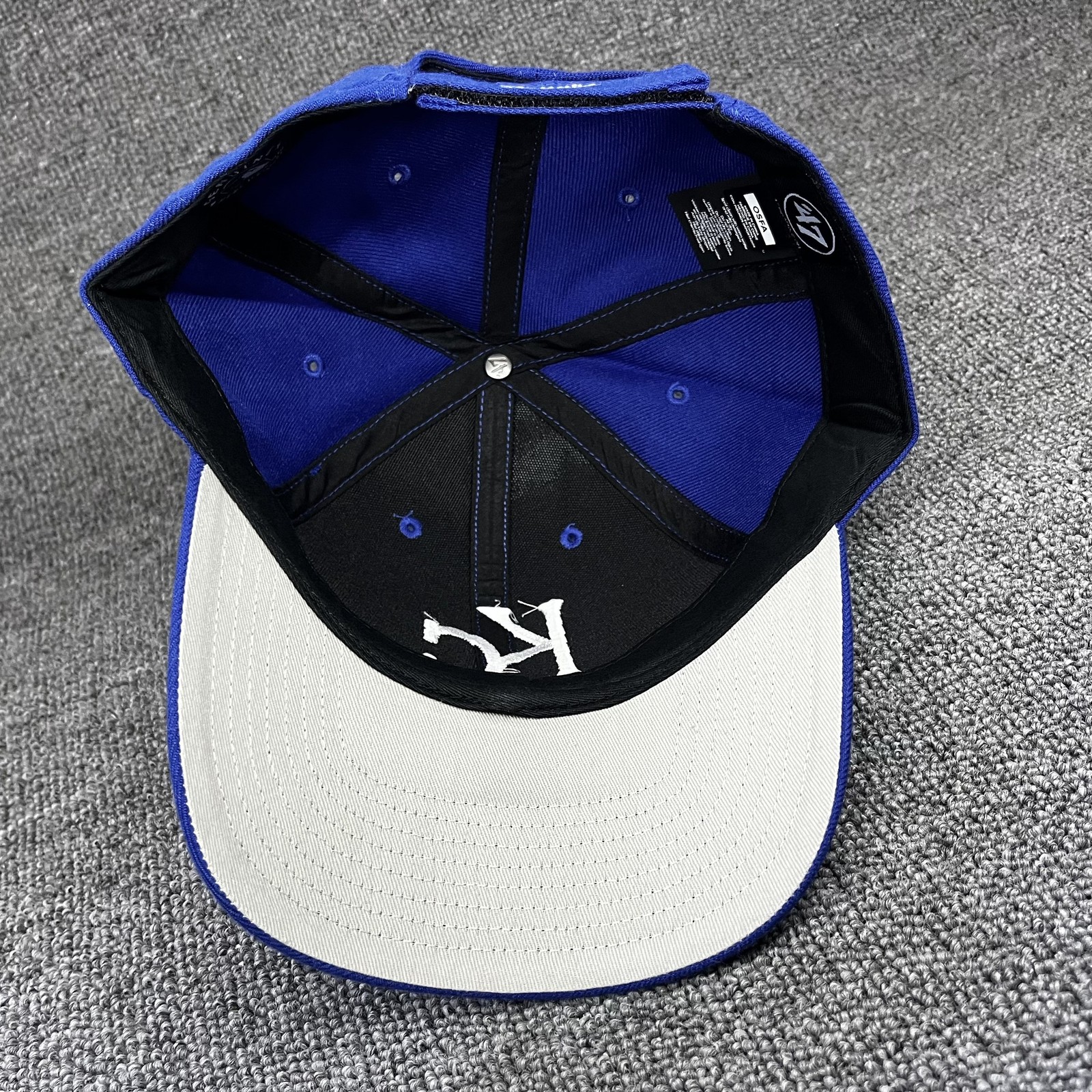 ’47 Brand Kansas City Royals Strapback Dad Hat Blue One Size MLB