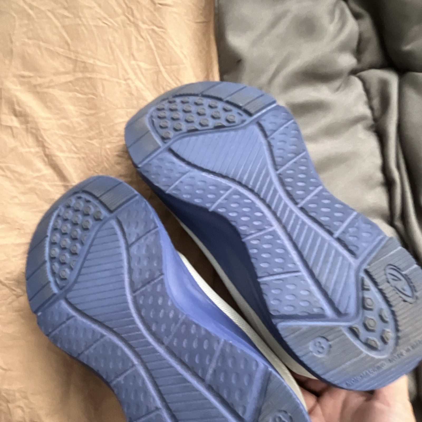 4 pairs kids shoes only been worn a couple times . Big kids size 3 ￼￼