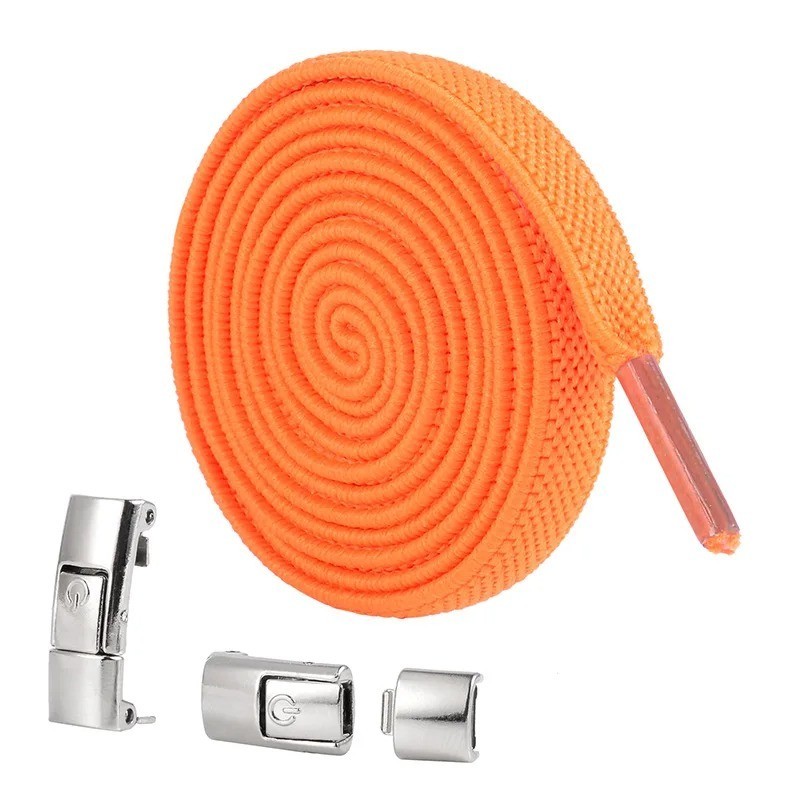 Tie Shoe Laces Press Lock Shoelaces Without Ties Elastic Laces Sneaker Kids USA