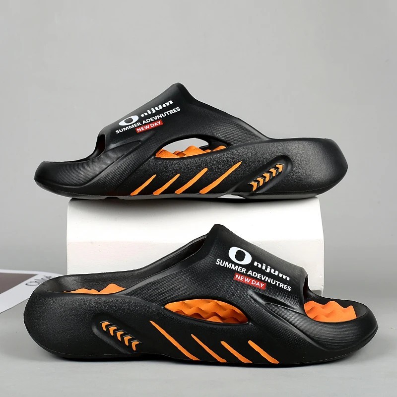 Men’s Summer Orthopaedic Massage Slippers Non-Slip Cool Sandals Comfort Slippers