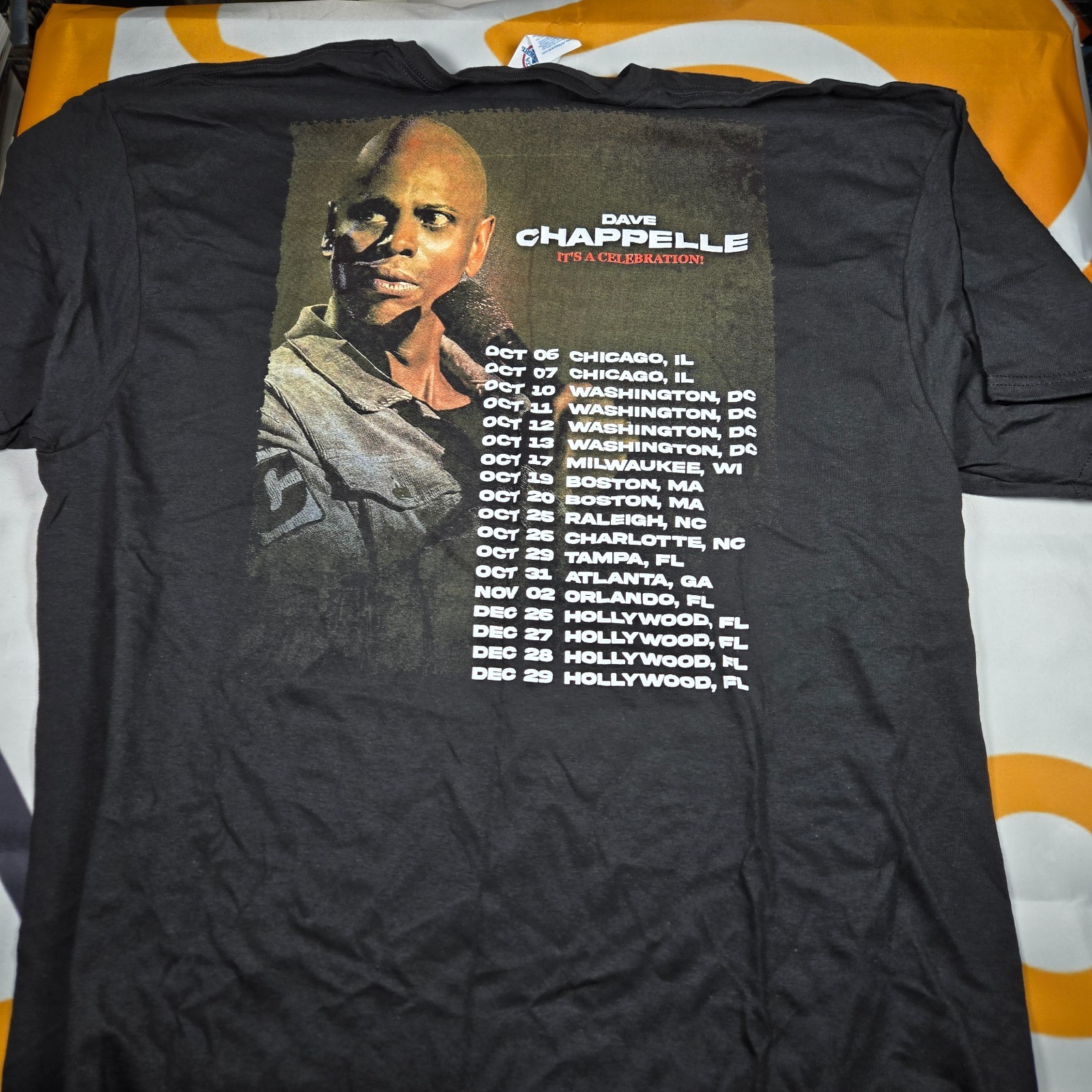 Dave Chappelle Its A Celebration Tour 2023 Shirt Comedy Special Multiple Sizes